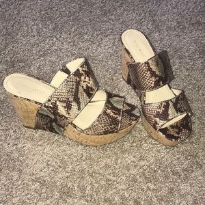 Nine West wedge sandals